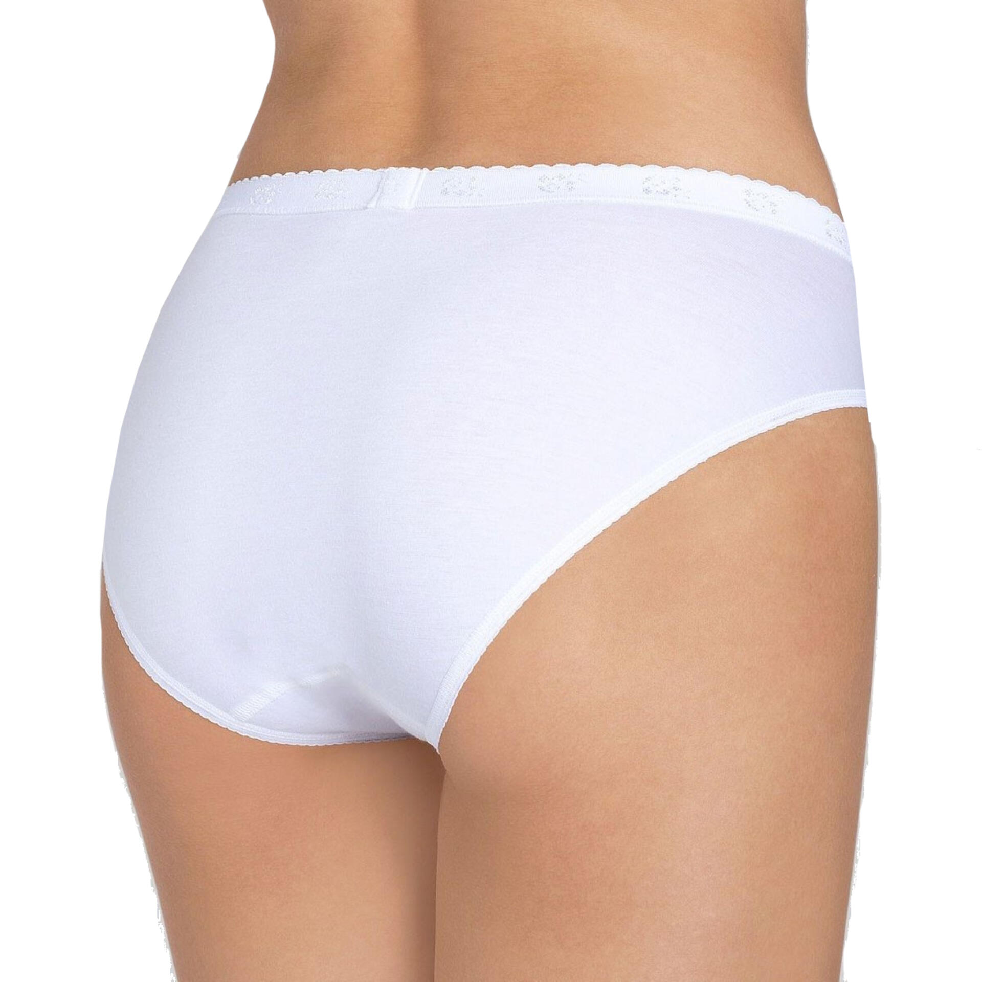 4 Slip Sloggi Basic Classico Maxi Donna &ndash; Vita Alta In Cotone Elasticizzato &ndash; Taglia Unica?