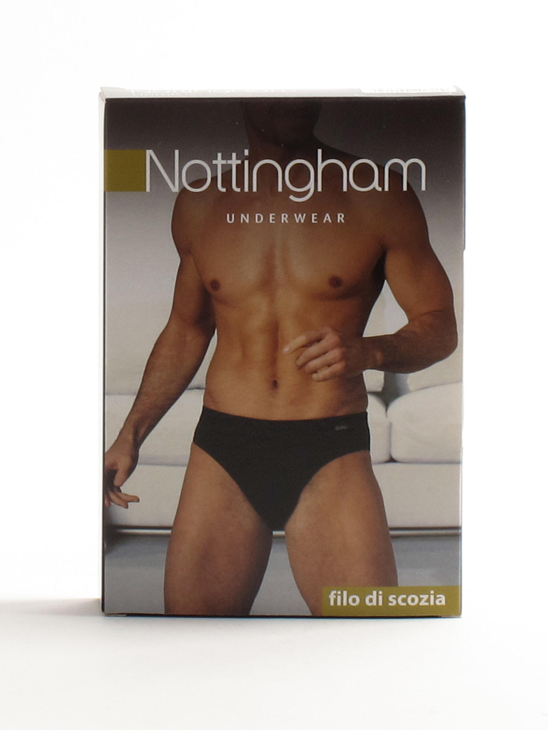 Lot De 4 Slips Homme Nottingham - Fil D'Écosse, Taille 4, Fond Blanc - Neuf Avec étiquettes