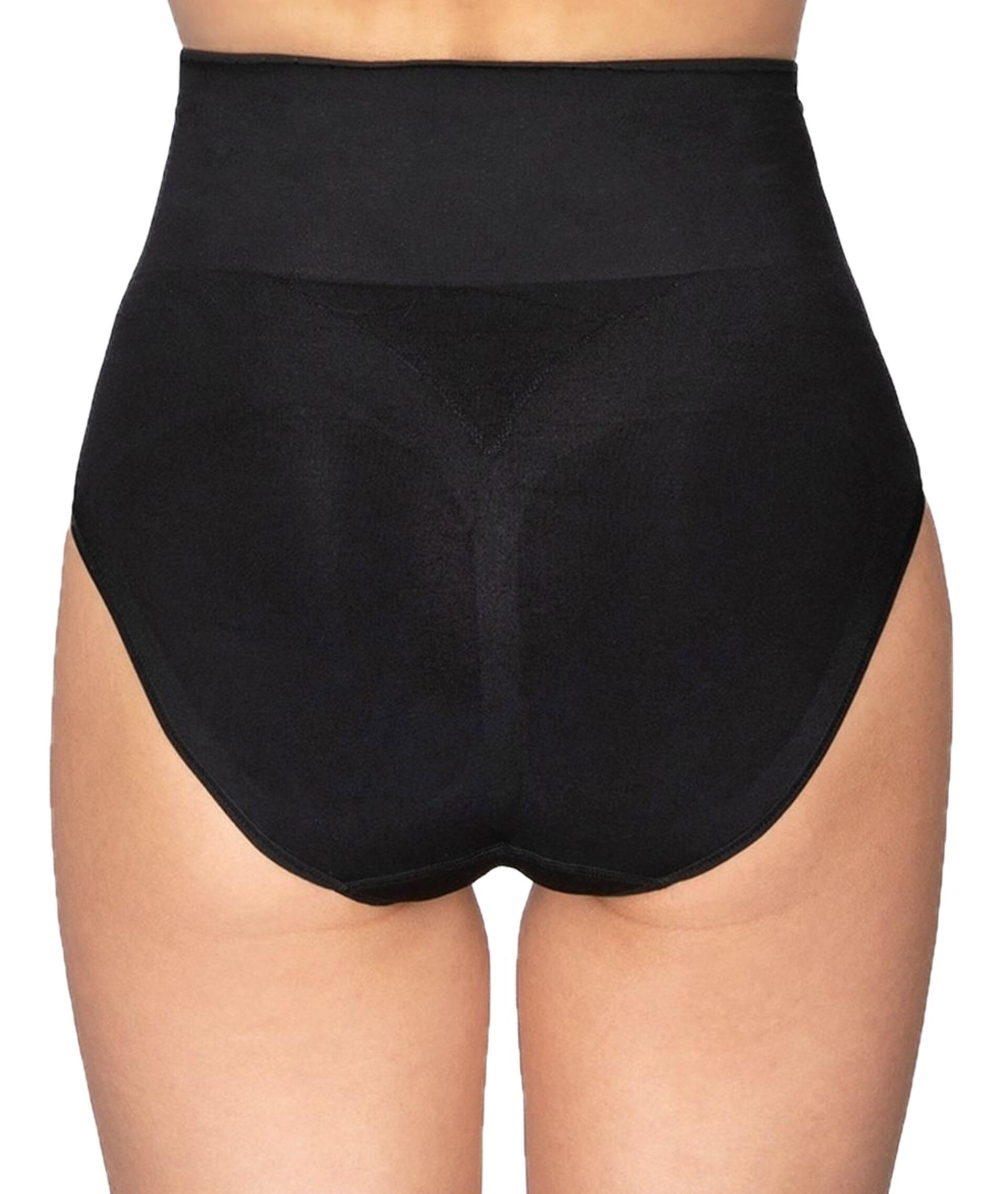 Mutande Donna Vita Alta In Microfibra - 5 Slip Comodi Effetto Pancetta Piatta - Liabel - Foto 7