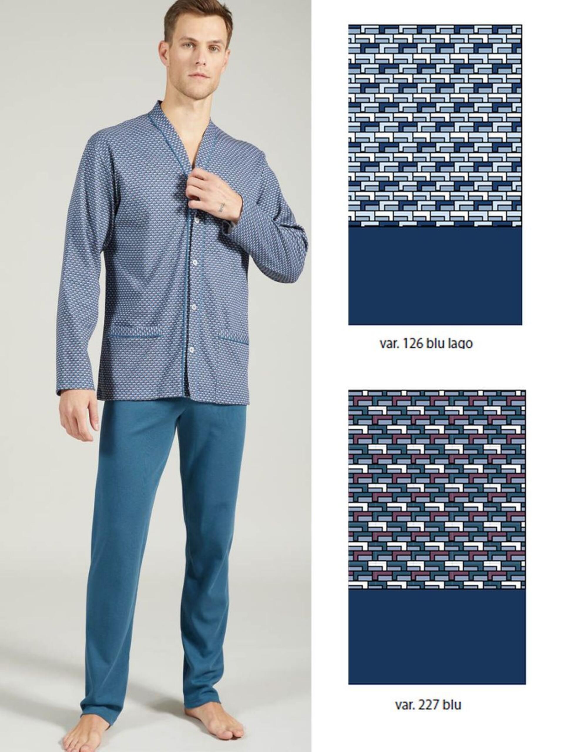 Pijama Señora Abierto Promise 100%A Algodón - PIJAMAS LARGOS - Tiendas