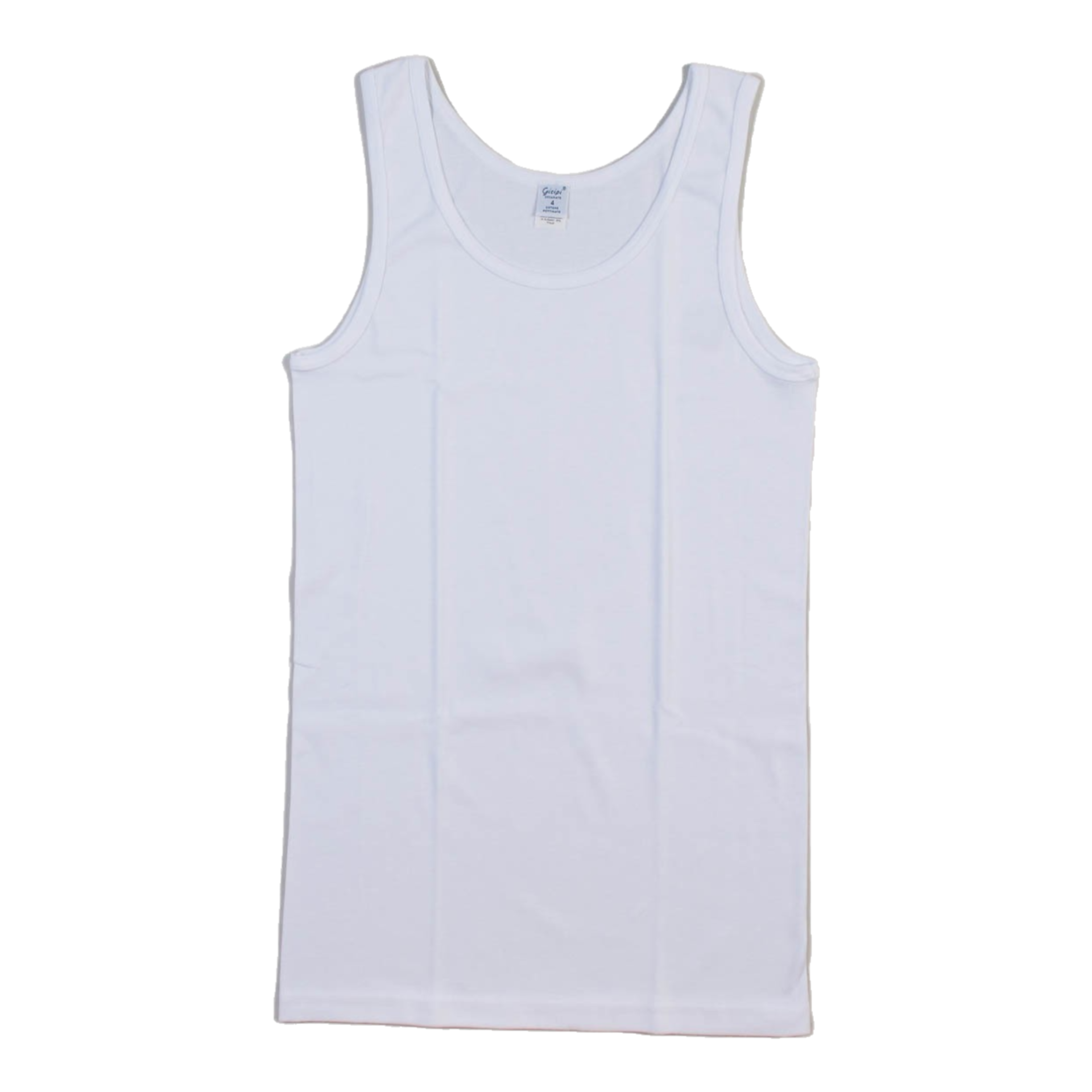 6 Canottiere Uomo 100% Cotone - Canotta Spalla Larga Cagi Art 1106 Bianco Taglie 4-8 - Foto 6