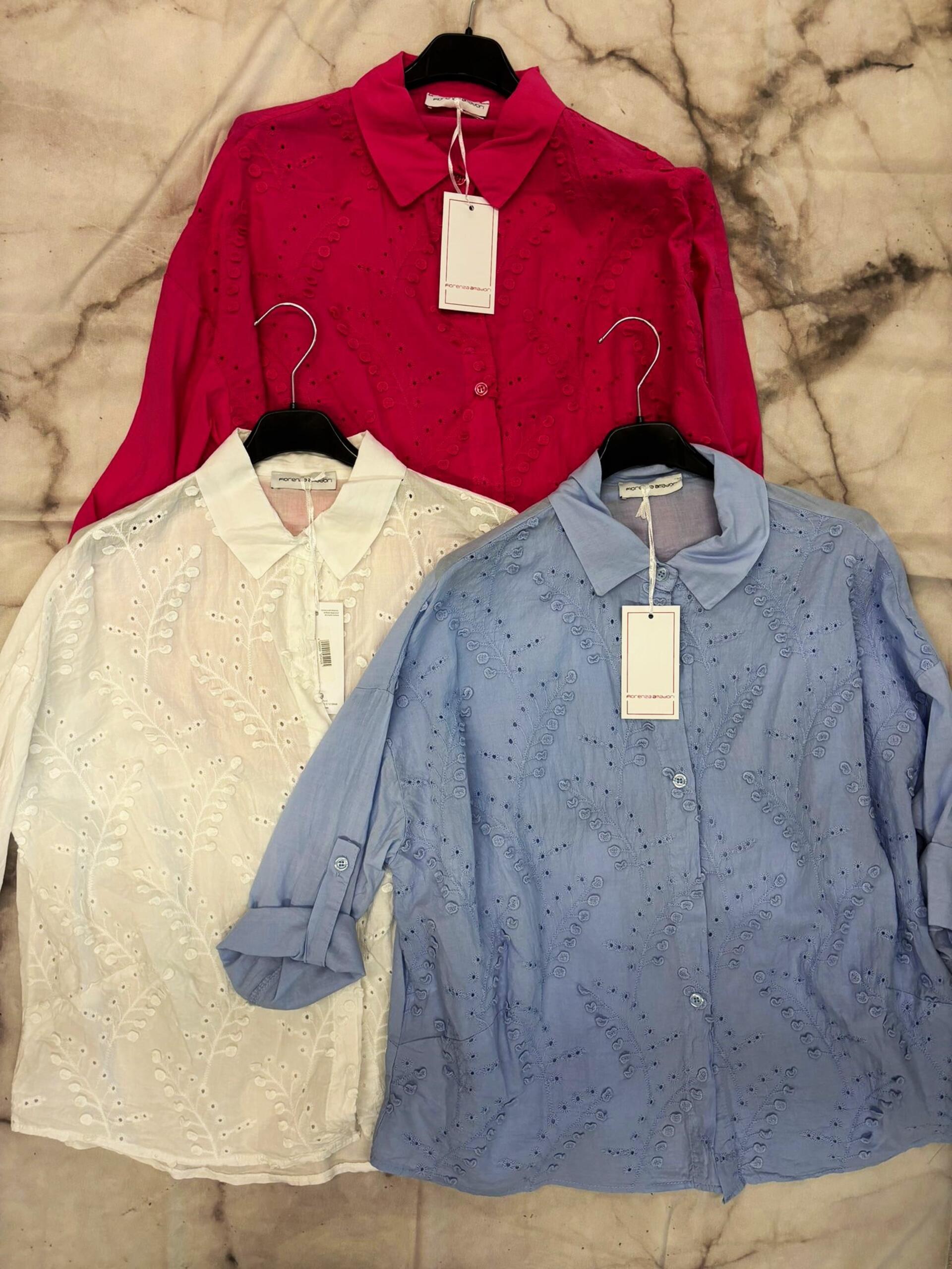 Camicia sangallo di cotone 25-28