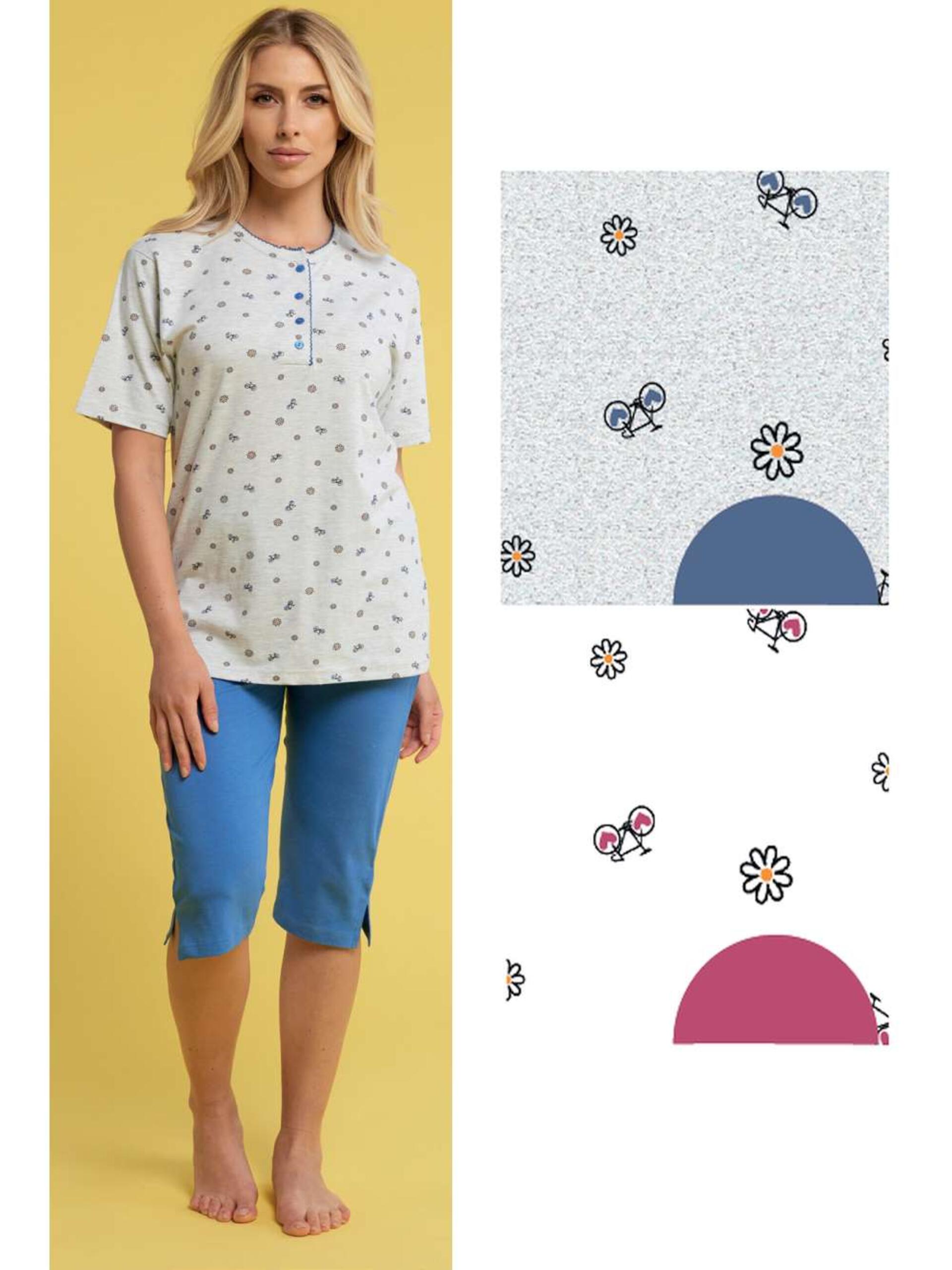 Pigiama Manica Corta Petit Bateau - Donna, 100% Cotone | Comodo E Traspirante - Foto 8