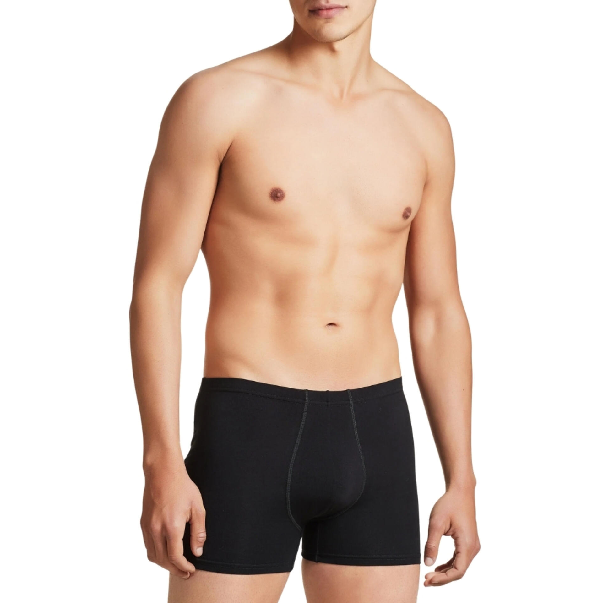 RAGNO Parigamba Uomo Biocotton Stretch 547BZ - Confezione 3 Capi, Colore Nero, Cotone Biologico Certificato GOTS