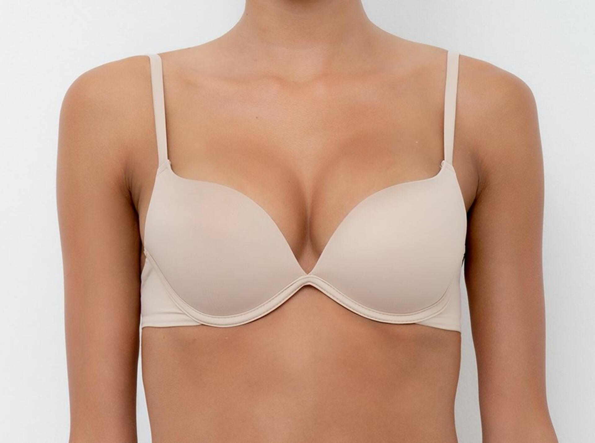 Sujetador Push Up Profundo En V Sin Aros Para Mujer, Cómodo Sujetador