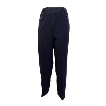 WOMEN'S OVER FLEECE POCKET TROUSERS WITH RHINESTONES FIORENZA AMADORI 026 - SITE_NAME_SEO