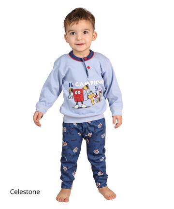 Gary 1023 Warmer Baby-Schlafanzug aus Baumwolljersey - SITE_NAME_SEO
