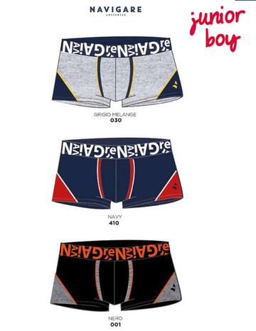 Navigare B21070ZJ boys' boxers in stretch cotton - SITE_NAME_SEO