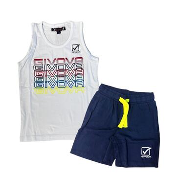 COMPLETO BAMBINO CANOTTA E PANTALONCINO GIVOVA CCC010GB - SITE_NAME_SEO