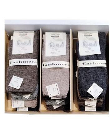 Calzino corto donna smollato in lana e cashmere Goffredo Berenzi 1101 (1 PAIO) - SITE_NAME_SEO