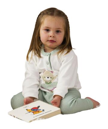 Pigiama da neonata in jersey di cotone caldo Gary 1151 - SITE_NAME_SEO
