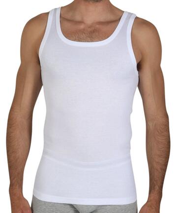 Herren-Tanktop mit breiter Schulter aus merzerisiertem Baumwollfaden Fragi 1240 Alex - SITE_NAME_SEO