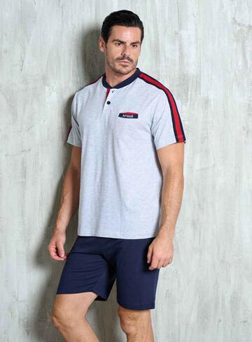 Men's short-sleeved cotton pajamas Navigare 141827 - SITE_NAME_SEO