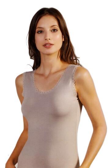 Women's wide shoulder tank top in modal cotton Esse Speroni 1705 FASHION COLORS - SITE_NAME_SEO
