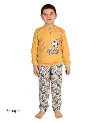 Gary 2036 Warmer Baumwolljersey-Schlafanzug für Jungen - SITE_NAME_SEO