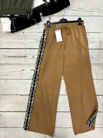 PANTALONE TUTA DONNA A PALAZZO ANIMALIER FIORENZA AMADORI 21258 - SITE_NAME_SEO