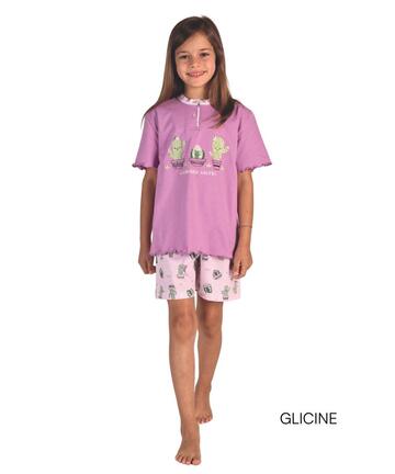 Pigiama corto da bambina in jersey di cotone Gary 2141 Tg.3/7 Anni - SITE_NAME_SEO