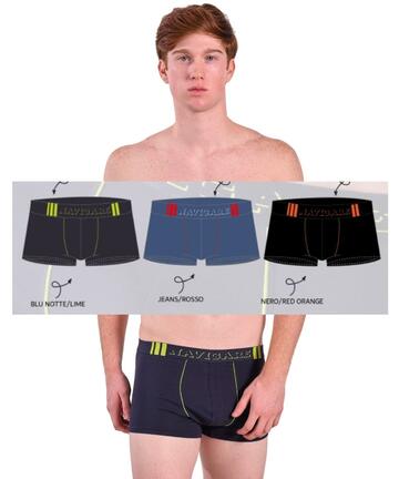 Boxer da ragazzo in cotone elasticizzato Navigare 21644J - SITE_NAME_SEO