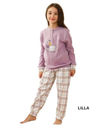 Pigiama da bambina in jersey di caldo cotone Gary 2180 Tg.8-10 anni - SITE_NAME_SEO