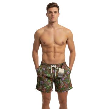 BE MISTIC 24235 CASHMIRE PATTERN SWIM SHORTS - SITE_NAME_SEO