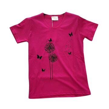 DAMEN-KURZARM-T-SHIRT MIT FEDERICA-PRINT 2475 - SITE_NAME_SEO