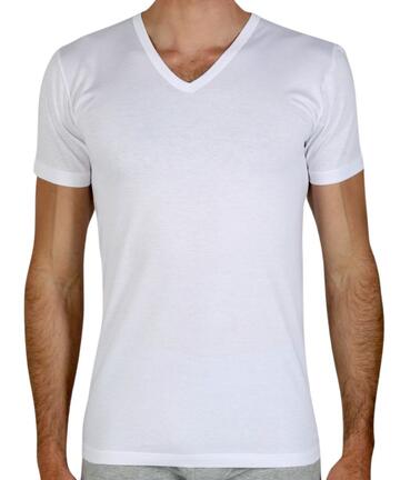 T-shirt uomo a V in cotone filo di Scozia Fragi 2540 - SITE_NAME_SEO