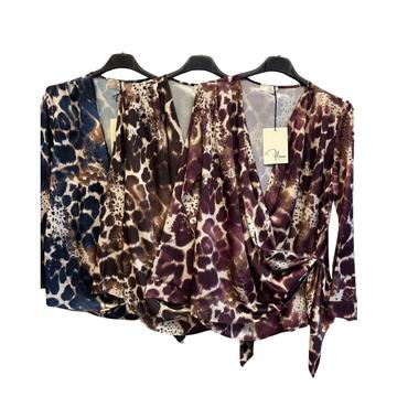 FLORA 2580 DAMEN LANGARM BLUSE MIT SCHLEIFE - SITE_NAME_SEO