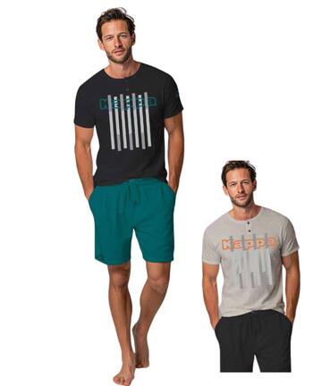 Pigiama uomo corto in jersey di cotone Kappa KMS26135 - SITE_NAME_SEO