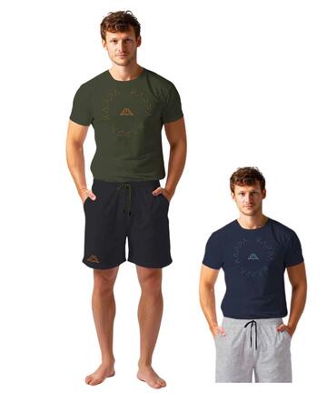 Pigiama uomo corto in jersey di cotone Kappa KMS26143 - SITE_NAME_SEO