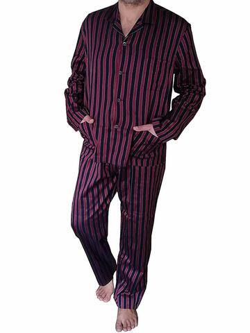 Pigiama uomo aperto in tessuto camicia Pier Mori's 2661 - SITE_NAME_SEO