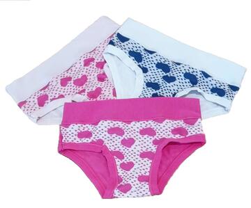 Emy B2747 girl's boxer briefs in stretch cotton - SITE_NAME_SEO