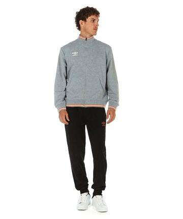 Tuta uomo in cotone garzato con zip Umbro 30269 - SITE_NAME_SEO