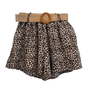 SHORT DONNA MACULATO CON CINTURA FLORA 3034 - SITE_NAME_SEO