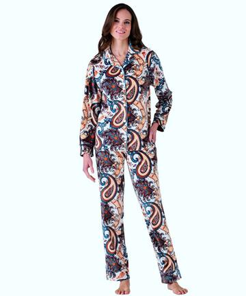 Offener Damenpyjama aus warmem Korallenfleece Pigiamiamoci 3455 - SITE_NAME_SEO