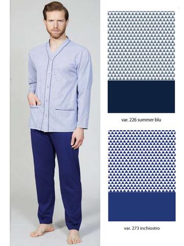Men's open pajamas in Bip Bip 3654 cotton jersey - SITE_NAME_SEO