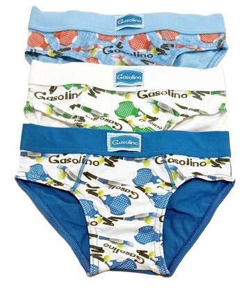 Gasolino U3745 children's briefs in stretch cotton - SITE_NAME_SEO