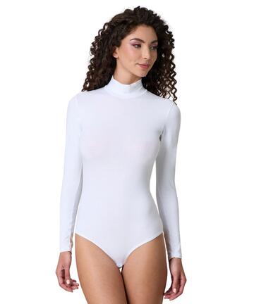 Jadea 4153 Stretch Cotton Turtleneck Bodysuit for Women - SITE_NAME_SEO