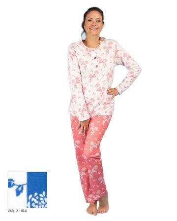 Women's seraph pajamas in cotton jersey Silvia 44008 - SITE_NAME_SEO