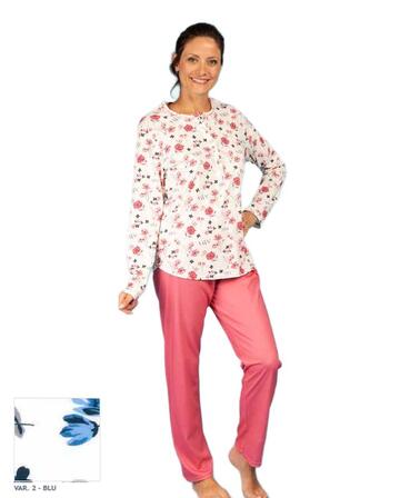 Women's seraph pajamas in cotton jersey Silvia 44020 - SITE_NAME_SEO