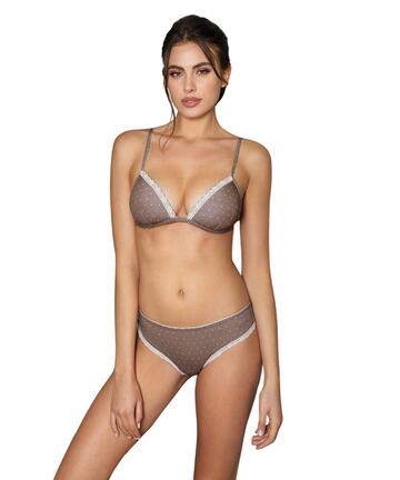 Coordinato donna con triangolo imbottito e slip Jadea 4815 - SITE_NAME_SEO