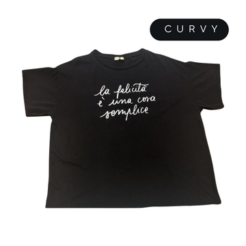 T-SHIRT OVER DONNA MANICA CORTA FLORA CURVY 82868 - SITE_NAME_SEO