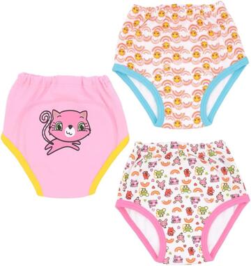 Ellepi 5001 cotton tripack absorbent waterproof learning panties for girls - SITE_NAME_SEO