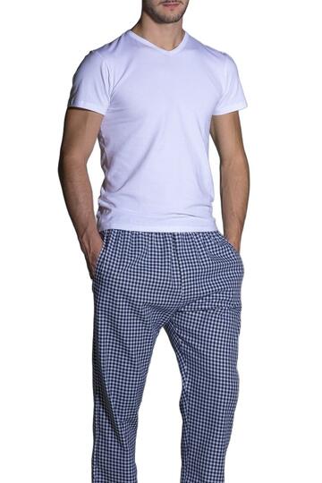 Men's pajama trousers in Olimpia 506 shirt fabric - SITE_NAME_SEO