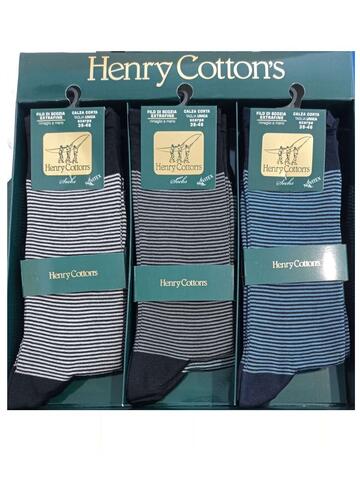Men's short socks in stretch Scottish lisle Henry Cotton's HC514 1 PAIR - SITE_NAME_SEO