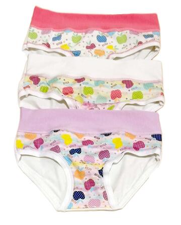 Slip bambina fascia alta in cotone elasticizzato Kika 518/A - SITE_NAME_SEO