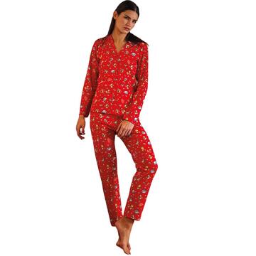 PIGIAMA CAMICIA DONNA NATALE JADEA 5274 - SITE_NAME_SEO