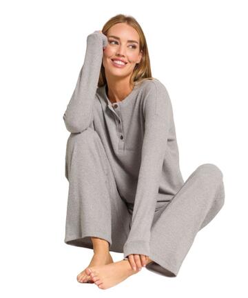 Pigiama donna in jersey di viscosa a coste Jadea Home 5277 - SITE_NAME_SEO
