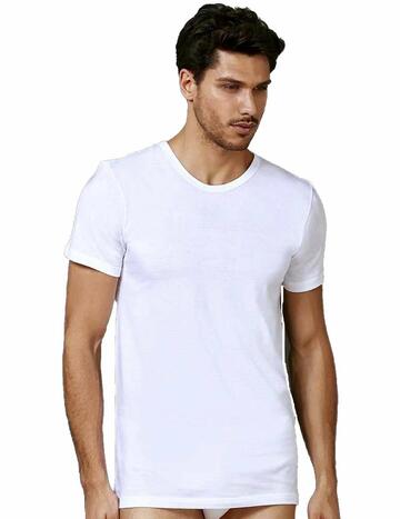 Men's T-shirt in pure cotton crew neck Oltremare 533 - SITE_NAME_SEO