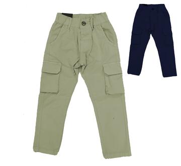 CHILDREN'S LONG COTTON TROUSERS WITH BIG POCKETS BB-58517 - SITE_NAME_SEO