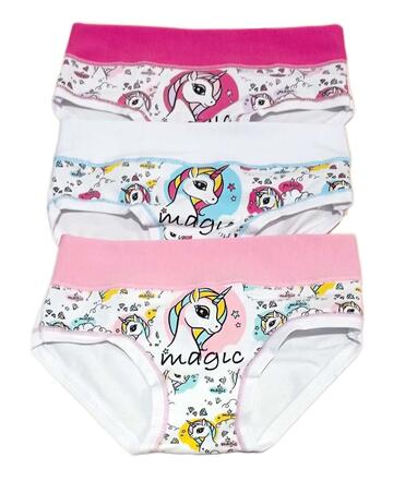 Slip bambina fascia alta in cotone elasticizzato Kika 613/A - SITE_NAME_SEO